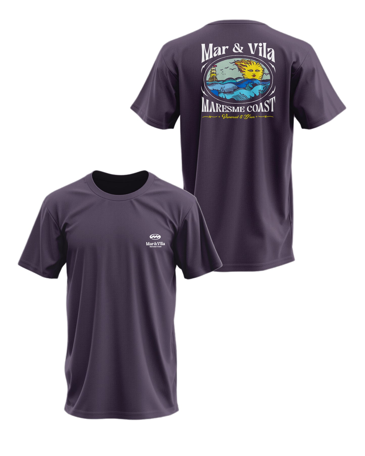 Camiseta Mar&Vila Hombre Barco y Sol Maresme