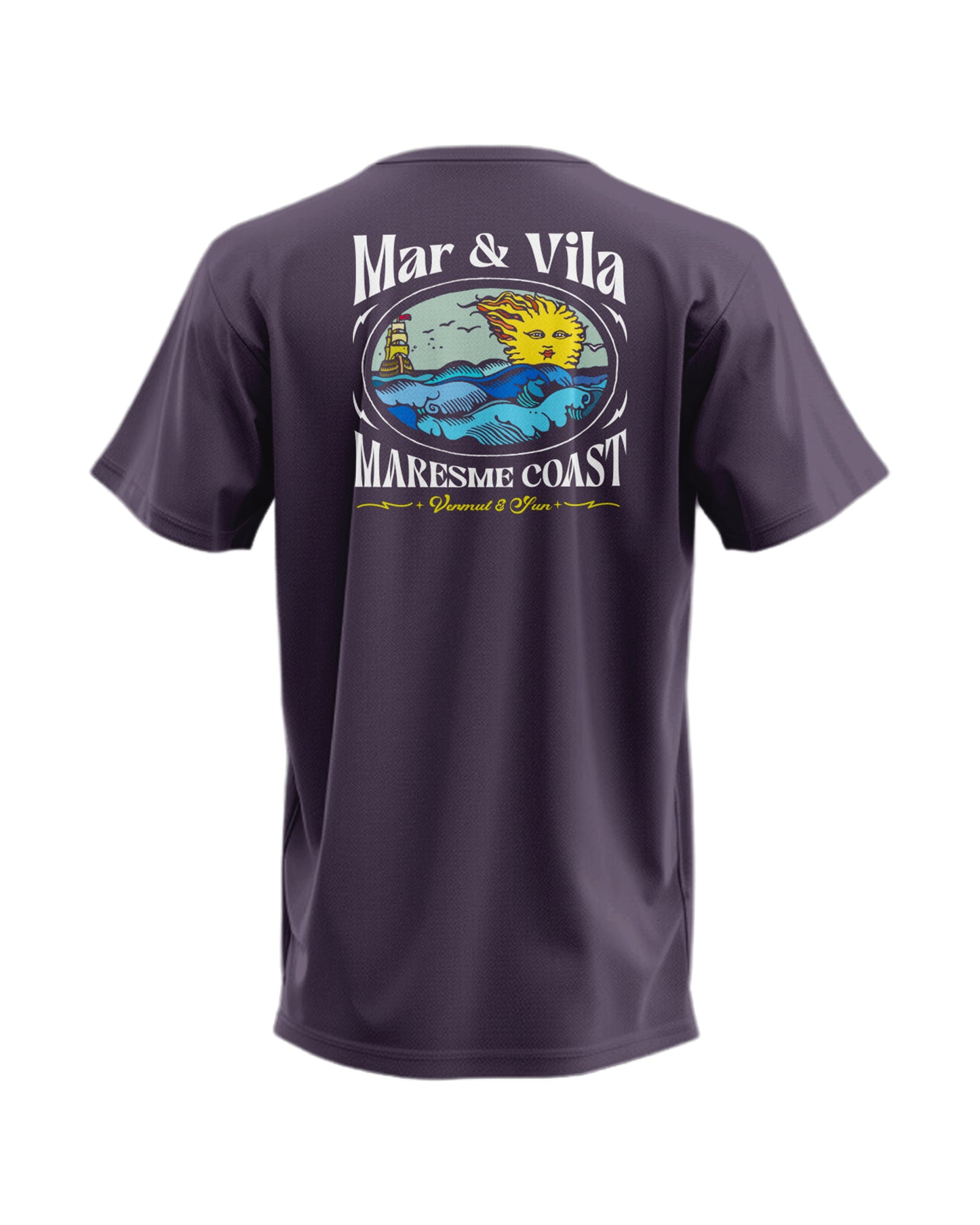 Camiseta Mar&Vila Hombre Barco y Sol Maresme