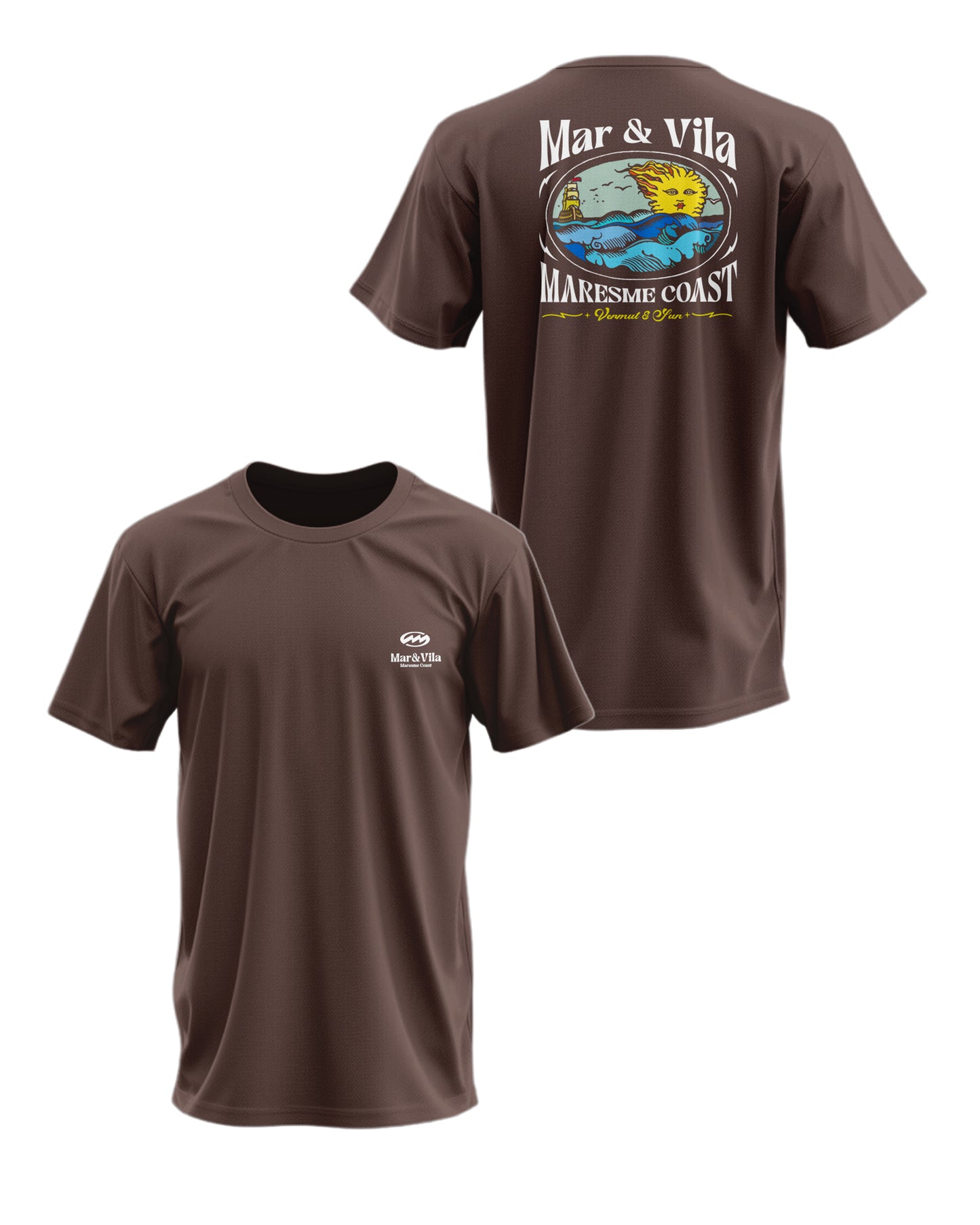 Camiseta Mar&Vila Hombre Barco y Sol Maresme
