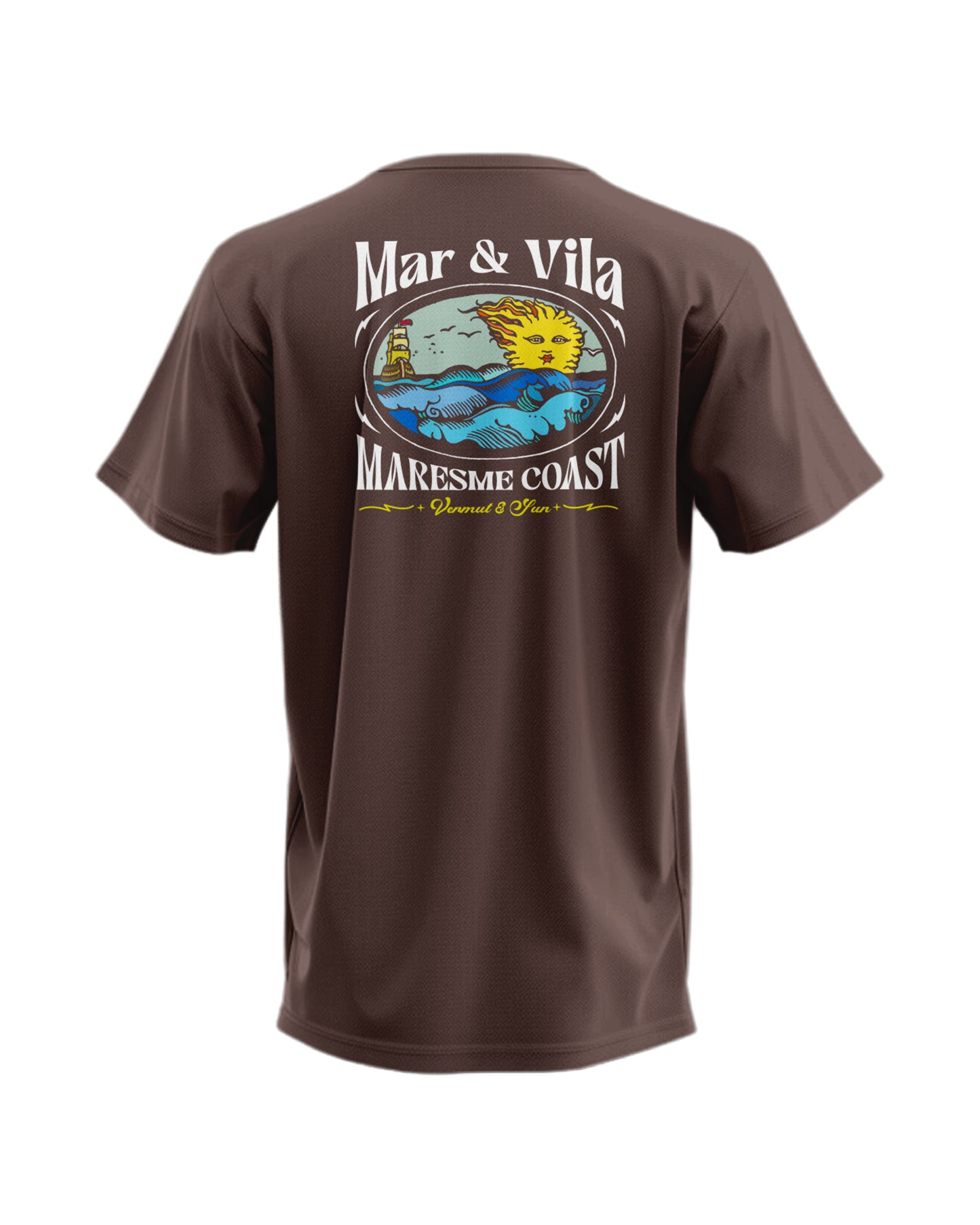 Camiseta Mar&Vila Hombre Barco y Sol Maresme