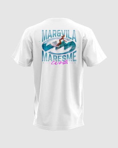 Camiseta Mar&Vila Hombre - Surfing On the Maresme Coast