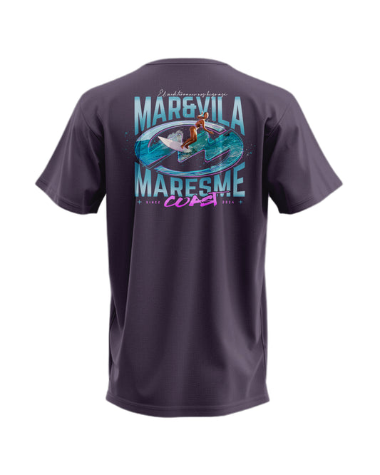 Camiseta Mar&Vila Hombre - Surfing On the Maresme Coast