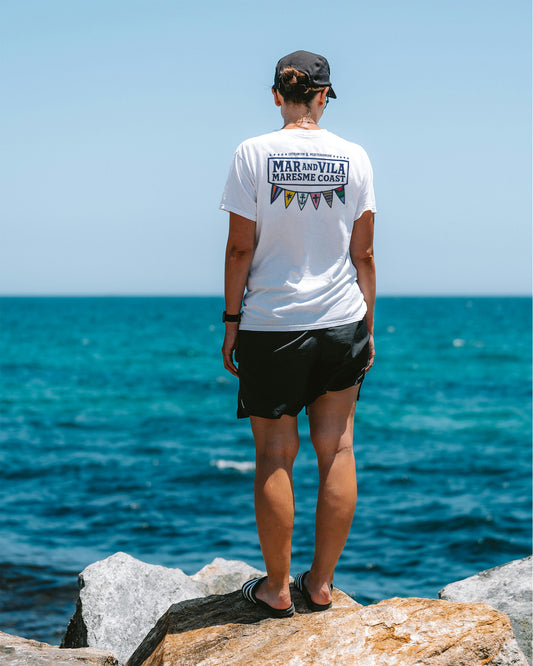 Camiseta Logo Náutico Mar&Vila - Hombre Surf Maresme